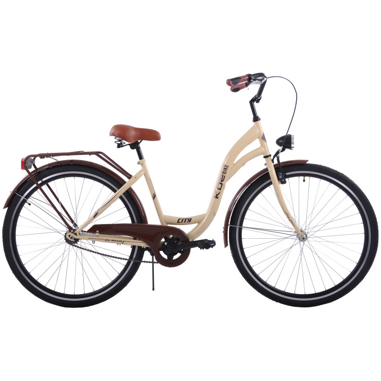 Mestský bicykel 26" Kozbike K291S 1 prevodový Krémovo hnedý Mestský bicykel 26" Kozbike K291S 1 prevodový Krémovo hnedý